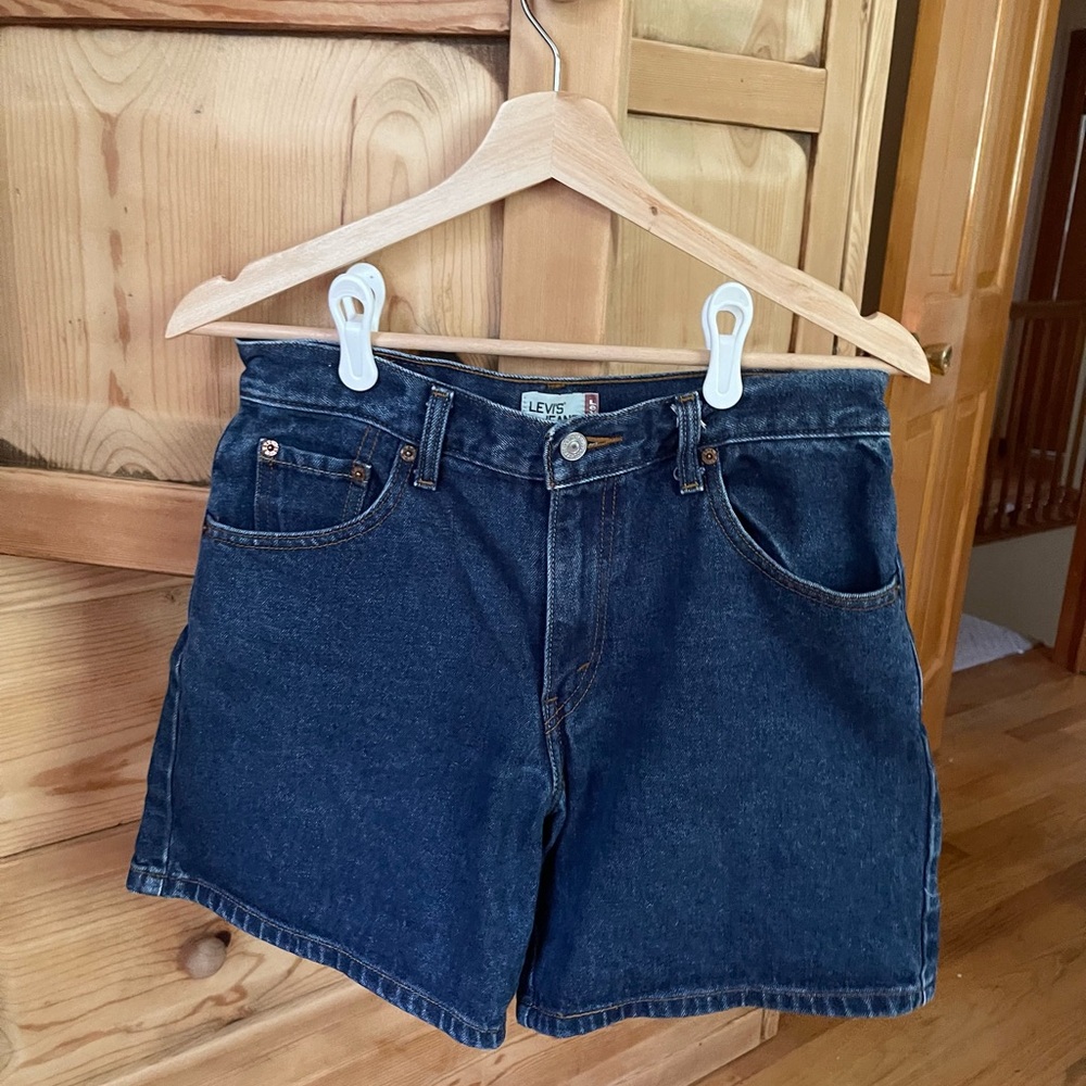 Levi's Women's Dark Blue Jean Shorts